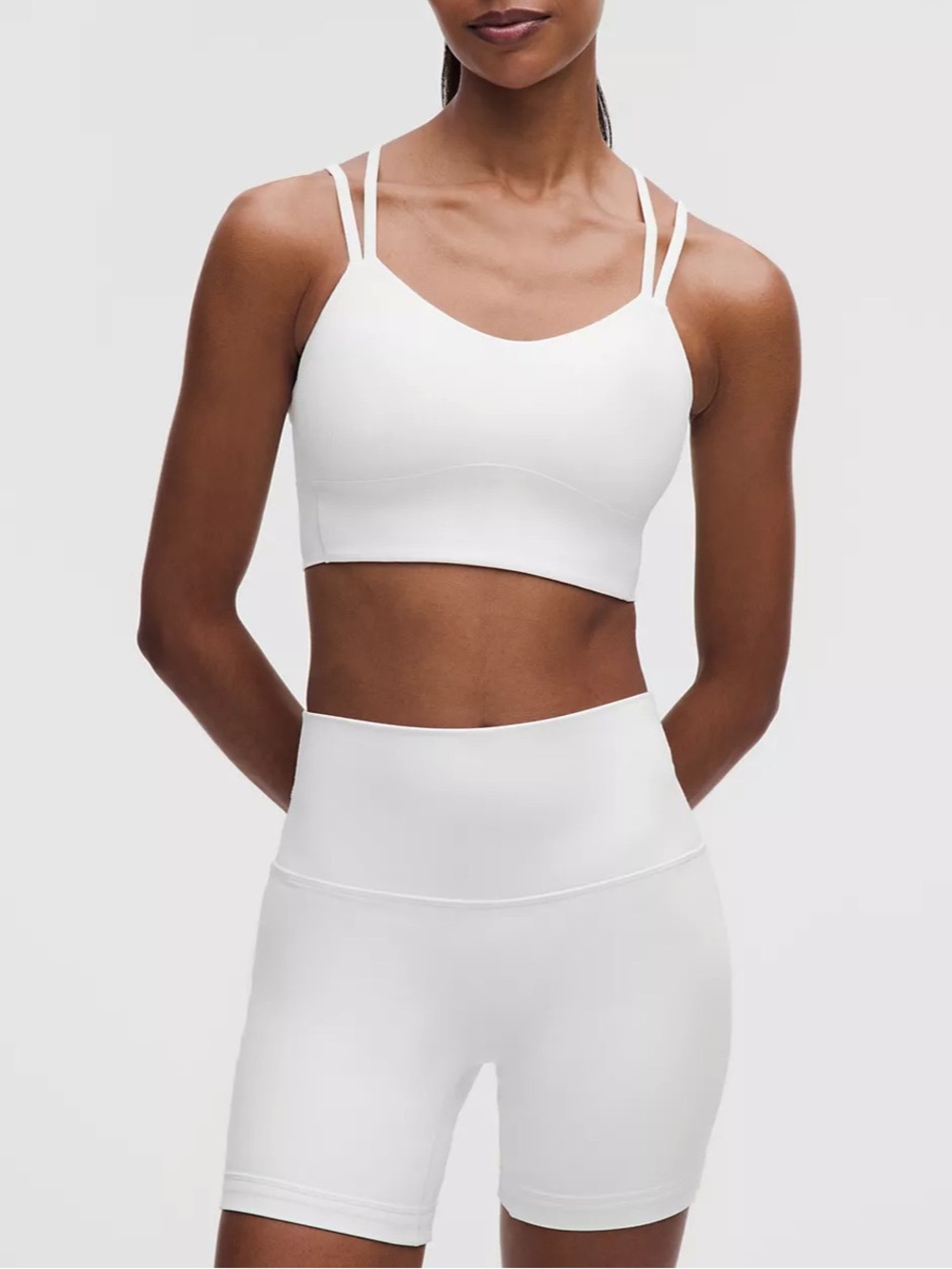 Lululemon Longline Like a Cloud Ribbed Sports Bra
